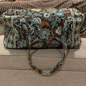 Vera Bradley Java Blue Large Duffle Bag